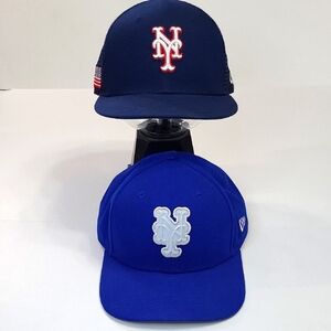 Lot Of 2 New Era New York Mets Snapback Baseball Hats